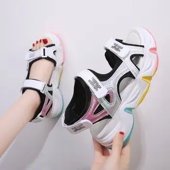 Femei Sandale Sport de Vara Nou Stil coreean Sandale cu Platforma Pantofi de Plaja Femei Ins Femei Sandale 2023
