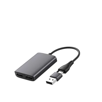 Fierbinte USB 3.0 / C Dual Afișează Monitoare 5Gbps 4K HDMI HDTV Cablu Adaptor Extern placa Grafica Converter Pentru Mac Windows