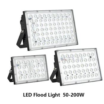 Fierbinte de Vânzare Inundații LED 50W Lumina de 100W, 200W 110V/220V Lumina Reflectoarelor IP65 rezistent la apă în aer liber Lampa de Gradina cu Luminozitate Ridicată