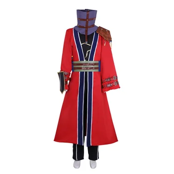 Final Fantasy X Auron Cosplay Costum Final Fantasy Remake Cosplay Costum Roșu Costum Personalizat