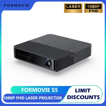 Formovie Fengmi S5 Proiectorul cu Laser de 1100 ANSI Lumen 1080P cu HDR Portable Home Theater Cinema Corectarea Automată MEMC Inteligent Beamer