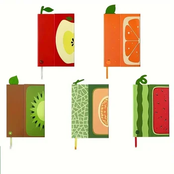 Fructe Serie Notepad Desene animate Schite Cu Magnetic Clapetă de Notebook-uri Drăguț Jurnal Caiete și Carnete de Scris Tampoane de Birou