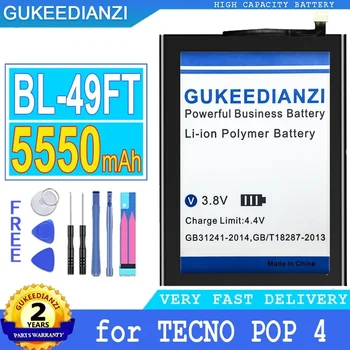 GUKEEDIANZI Baterie BL-49FT, 5550mAh, de Mare Putere Baterie pentru TECNO POP 4 POP4