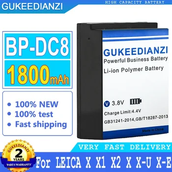 GUKEEDIANZI Baterie pentru Camera foto, 1800mAh, BP-DC8, BPDC8, pentru LEICA X Vario X1 X2, Tip 113, X U , X-E, Tip 102, 107