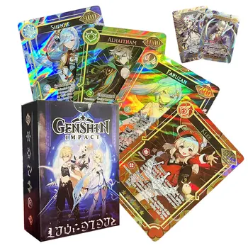 Genshin Impactul Joc 60pcs Card de Jucarii pentru Copii Jucarii de Colectie Carte de Joc Jucarii