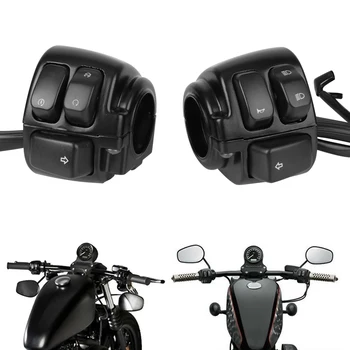 Ghidon motocicleta Control Switch Comutator Semnalizare Buton 1