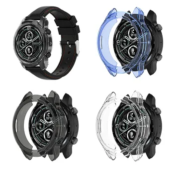 Gol Coajă de Protecție TPU Ceas de Protecție Caz Acoperire pentru Ticwatch Pro3/Pro3 Lite Ceas