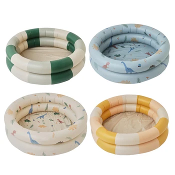 Gonflabile pentru Copii Piscină pentru Copii Cadă de Baie în aer liber, Piscină PVC Moale Rotund Gard Spațiu de Joacă Sală de Baie de Apă Piscină Jucărie