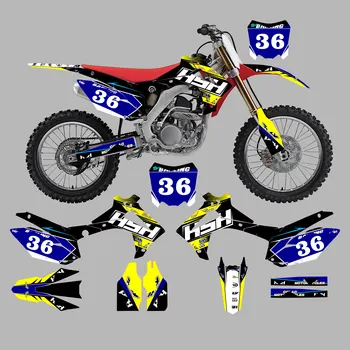 Grafic Kit pentru HONDA 2013 2014 2015 2016 CRF450R Motocross Decalcomanii Autocolant