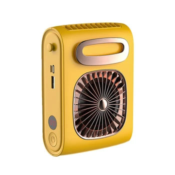 Gât Fan Hands Free Personale Talie Ventilator Cu Reîncărca Bateria Agățat Colier Ventilator Aer Conditionat