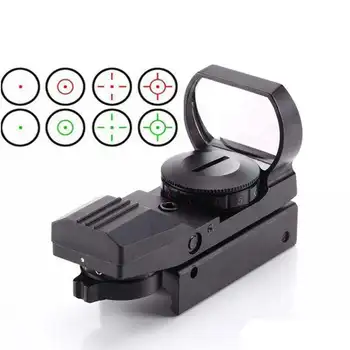 HD101 Metal 4-Reticul Holografic Verde Roșu Dot Sight Pentru Puști de Vânătoare Tactice domeniul de Aplicare