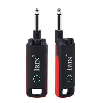 IRIN ÎNTR-20 Transmițător fără Fir Receptor Built-in baterie Reîncărcabilă 99 Canale 6.35 Wireless Sistem de Chitară pentru Chitara Electrica Bass