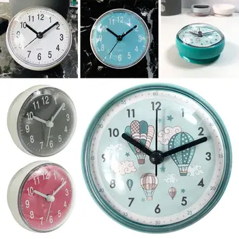 Impermeabil Moderne Mini Fraier Ceas 3D Arta Minimalist Ceas de Perete Ceas de Perete Decor Acasă Duș Ceasuri