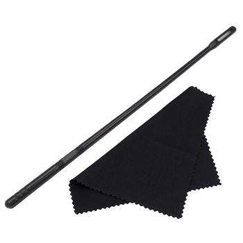 Instrumente De Suflat Din Lemn Accesoriu De Curățare-Bastoane Pentru Flaut Tijă De Curățare Cu O Cârpă Pentru Flaut Flaut Kit De Curățare