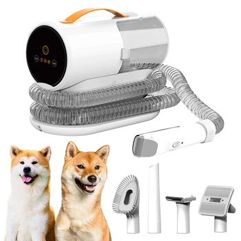 Instrumente și Vid animale de Companie de Păr Îndepărtarea de Mare Capacitate Câine Îngrijirea Vid pentru Purtători cu 5 Zgomot Redus Uscător de Păr