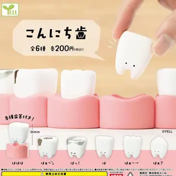 Japonia Striga Gashapon Jucărie Capsulă Diverse Expresie Dinți Mici Mini Drăguț Cavitatea Bucală Decor
