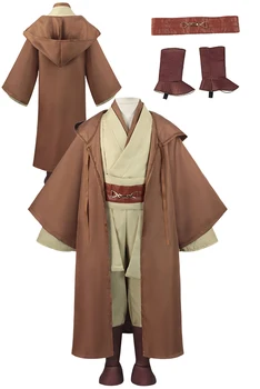 Jeidi Cavaler Cosplay Copii Băieți Joc De Rol Film Spațiu De Luptă Obi Wan Costum Deghizarea Copilului Fantezie Fancy Dress Up Haine De Petrecere