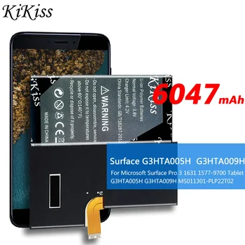 KiKiss G3HTA005H G3HTA009H MS011301-PLP22T02 Baterie Laptop pentru MICROSOFT SURFACE PRO 3 1631 1577-9700 Tablete cu Instrumente