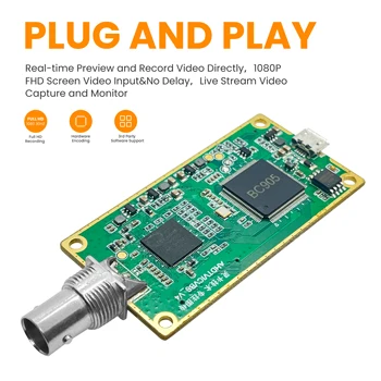 LCC261 CVBS PENTRU a Captura USB Converter 1080P 60fps,CVI, AHD TVI LA USB si UVC,CVBS2UVC,H264&MJPEG Două Fluxuri Encoder(Bord)