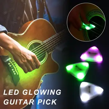 LED-uri Stralucitoare Ponturi Chitara Spumante Chitară Tactil Luminos Muzical cu Coarde, Instrumente de Bas Chitara Electrica Accesorii