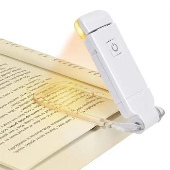LED-uri USB Reîncărcabilă Lampă de Carte de Lectură Lumină Marcaj Citit Lumină Lampă de Noapte de Protecție a Ochilor Lumina de Noapte Portabil Clip Lampa de Birou
