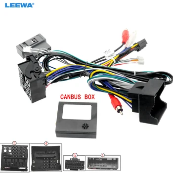 LEEWA Masina 16pin Audio Cabluri Cu Canbus Cutie Pentru Opel Antara (06-12) Auto Stereo de Instalare de Sârmă Adaptor de #CA7647