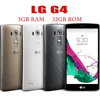 LG G4 H815/H810/H818 Dual Smartphone Quad Core 32GB ROM 3GB memorie RAM Deblocat Original 16.0 MP aparat de Fotografiat 5.5