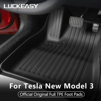 LUCKEASY Pentru Tesla Model 3 Highland Covorase 2024 Complet înconjurat Pad Accesorii Auto Fata Si Spate Portbagaj Mat