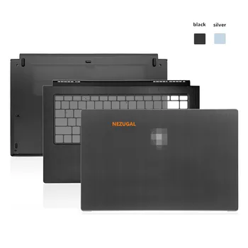 Laptop LCD Back Cover/de Sprijin/de Jos în Caz De MSI Moderne de 15 MS-1551 1552 155K M15 Colțul de Sus și de Jos a spatelui Capac Argintiu/Negru