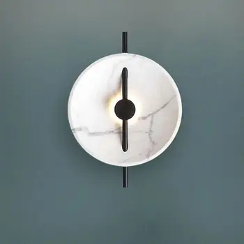 Led Rășină Lampă de Perete Nordic Imitație de Marmură Living Fundal Decorativ, Lampa cu design Modern Studio de Creatie Lampa