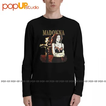 Madonna Ca O Rugăciune 1989 Retipărire Maneca Lunga T-Shirt T-shirt Tee Vtg Casual Despicare de Înaltă Calitate