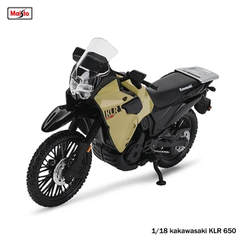 Maisto 1:18 Kawasaki KLR 650 de turnare model de motocicleta aliaj de colectare hobby jucărie cadou motocicleta off-road