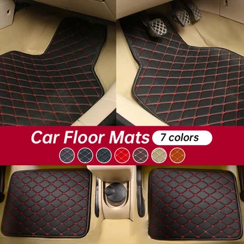 Masina De Lux Floor Mat Covor Din Piele Pu Matlasat Masina Etaj Pad Pentru X4 Z3 Z5 Non-Alunecare Rezistent La Apa, Covoare Proteja Interiorul Autovehiculului