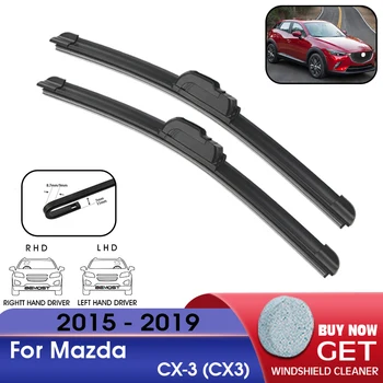 Masina Stergator Fata Geam Parbriz Cauciuc Refill Ștergătorului Pentru Mazda CX-3 (CX3) 2015-2019 LHD / RHD 22
