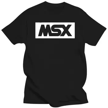 Mens Îmbrăcăminte MSX Tricou - Retro Calculator, Logo-ul a Sosit Vara Stil de Moda pentru Bărbați T-Shirt din Bumbac 100% Casual Tricou Marime Mare
