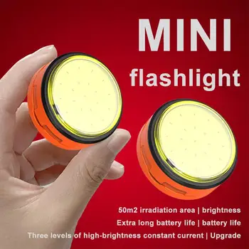 Mini Lanterna Breloc de Buzunar Lanterne LED Lanterne Portabile Perdeaua de Lumină Puternică Impermeabil în aer liber Drumetii, Camping Lampa