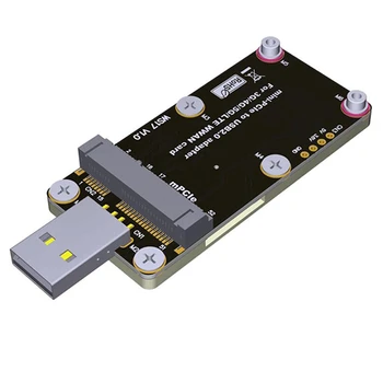 Mini-Pcie La USB2.0 Adatper Pentru 3G/4G/5G/LTE WWAN Card Cu SIM Dual Slot pentru Card de Mare Viteză MPCIE La USB 2.0 Riser Card