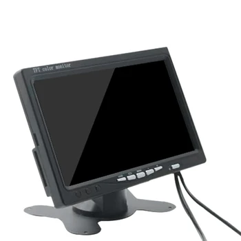 Mini TV 7 Inch Monitor HD 800X480 Auto Portabil Ecrane LCD pe DVD/CMMB Două de Intrare pentru Autoturisme, Camioane