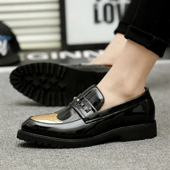 Mocasini Barbati din Piele Pantofi de afaceri în aer Respirabil Slip-On Pantofi Casual Barbati de moda Rochie de om Pantofi office pantofi de lucru