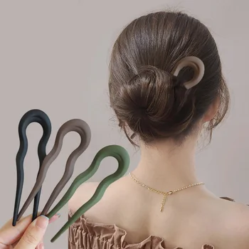 Moda În Formă De U, Bastoane De Păr Furculita Femei Fete Minimalist Elegant Agrafe Bun Filtru De Hairstyling Articole Pentru Acoperirea Capului Clip De Păr Accesorii