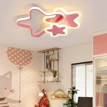 Modern Forma de Stea LED Lampă de Plafon Simplu Creativ Lumina de Interior pentru Camera Copiilor, Copii Pepinieră Decor Dormitor Corpuri de Iluminat