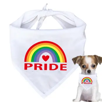 Mândria Câine Bandane Curcubeu Bandane Bavete Pentru Câine Triunghi Reversibile Bandană Pentru Mediu Mic Câini De Talie Mare Cadou Pentru Un Iubitor De Câine