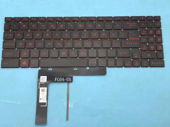 NOU Pentru MSI Katana GF76 11SC 11UC 11UD 11UE 11UEK 11UG Laptop engleză Tastatură cu iluminare de fundal Roșu