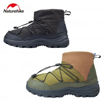 Naturehike Cald Bumbac Pantofi de Iarna Impermeabil Bărbați Glezna Cizme EVA Non-Alunecare Tălpi de Pantofi de Îngroșare în aer liber Camping Alpinism