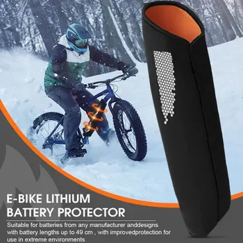 Negru E-Bike Baterie Capac De Protecție Rezistent La Apa Baterie Capac De Protecție Biciclete Electrice Baterie Cove
