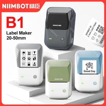 Niimbot Culoare B1 Mini Termică Auto-adeziv Printer BT Mini Portabil de Etichetare Pentru Mobil Autocolant de Buzunar, Etichete de Imprimare