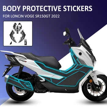 Nou Pentru Loncin Voge SR150GT SR 150GT 150 GT 2022 Motocicleta de Corp Anti Scratch Fibra de Carbon Model Decal de Protecție Autocolant Pad