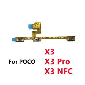 Noua Putere de Volum Cablu Flex ON OFF Buton Lateral Comutator Cablu Flex Pentru Xiaomi Poco X3 / X3 Pro / X3 NFC Înlocuire Piese de Schimb