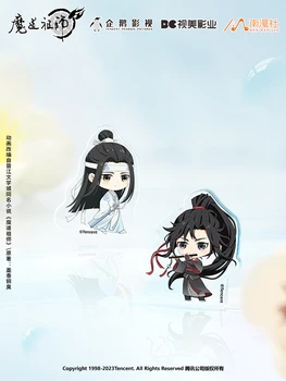 Noul Anime Maestru de Demonic Cultivarea Wei Wuxian Lan Wangji Drăguț Mini Versiune Q Mini Model de Suport de Masă Decor Cosplay