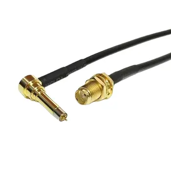 Noul Modem fără Fir de Sârmă SMA Female Jack Nut Să MS156 Conector Unghi Drept RG174 Coadă Cablu 20CM 8